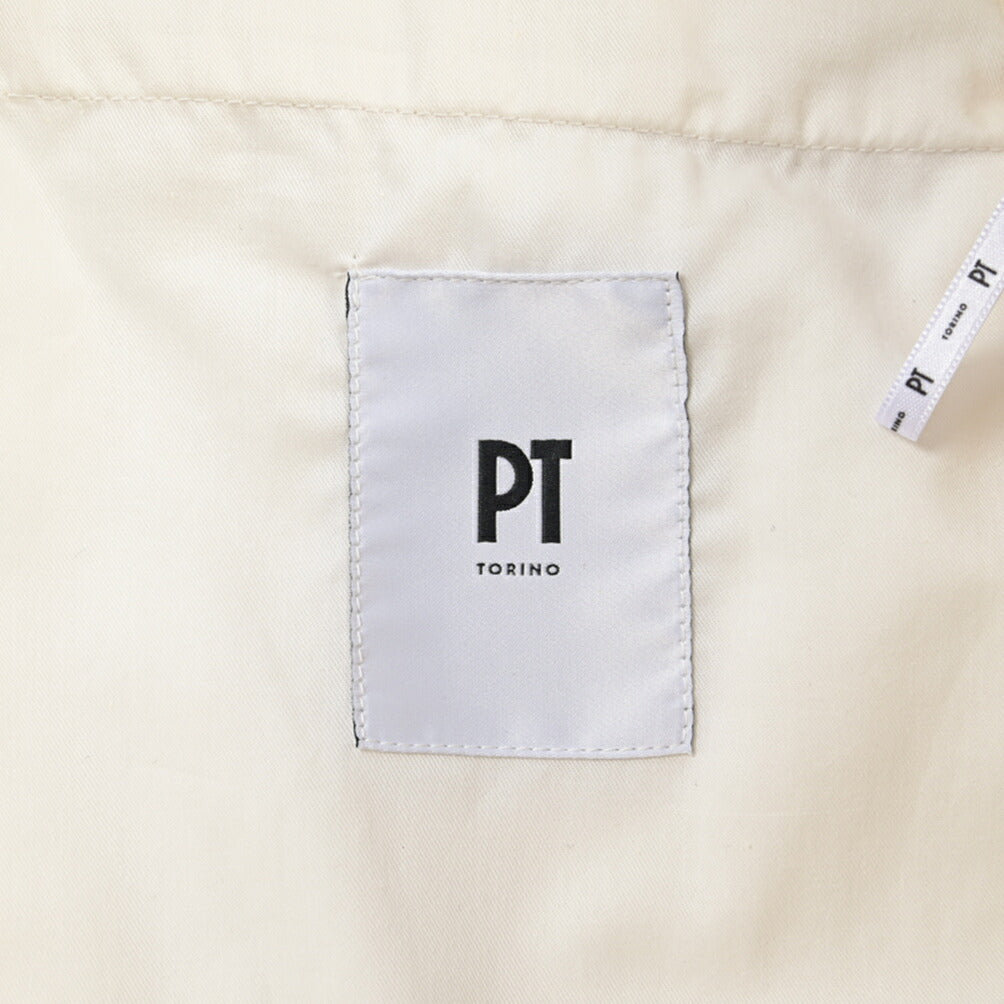 PT TORINO “SOFT FIT” ストレッチコットン ドローコード付ワンタックカーゴパンツ