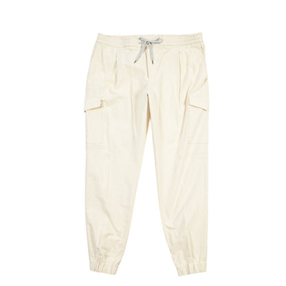 PT TORINO “SOFT FIT” ストレッチコットン ドローコード付ワンタックカーゴパンツ