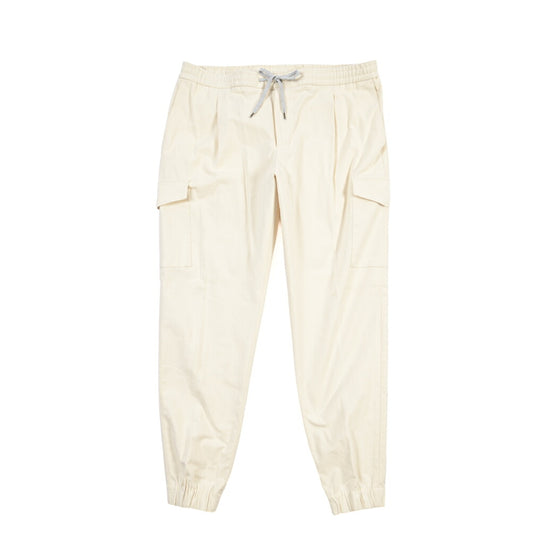 PT TORINO “SOFT FIT” ストレッチコットン ドローコード付ワンタックカーゴパンツ