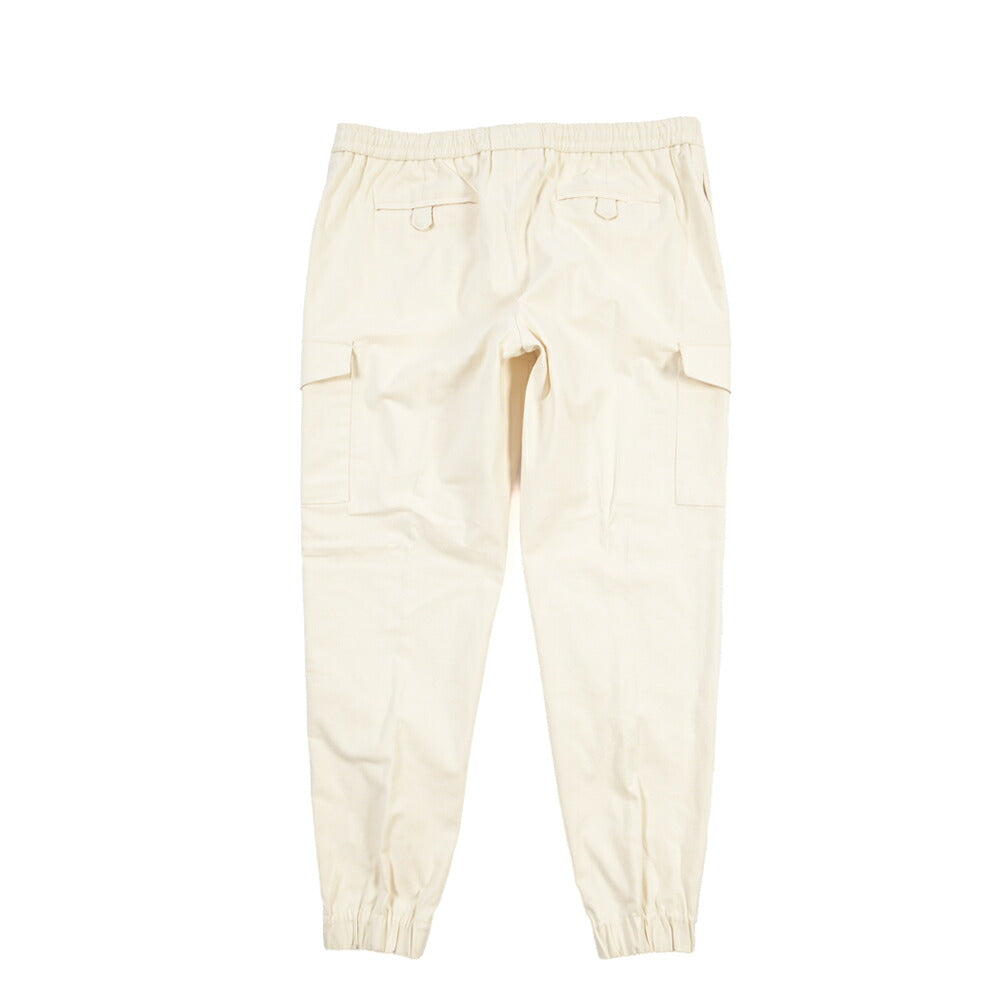 PT TORINO “SOFT FIT” ストレッチコットン ドローコード付ワンタックカーゴパンツ