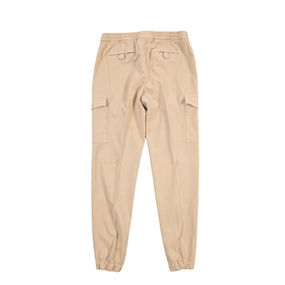 PT TORINO “SOFT FIT” カシミヤ混コットン ドローコード付ワンタックカーゴパンツ