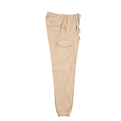 PT TORINO “SOFT FIT” カシミヤ混コットン ドローコード付ワンタックカーゴパンツ