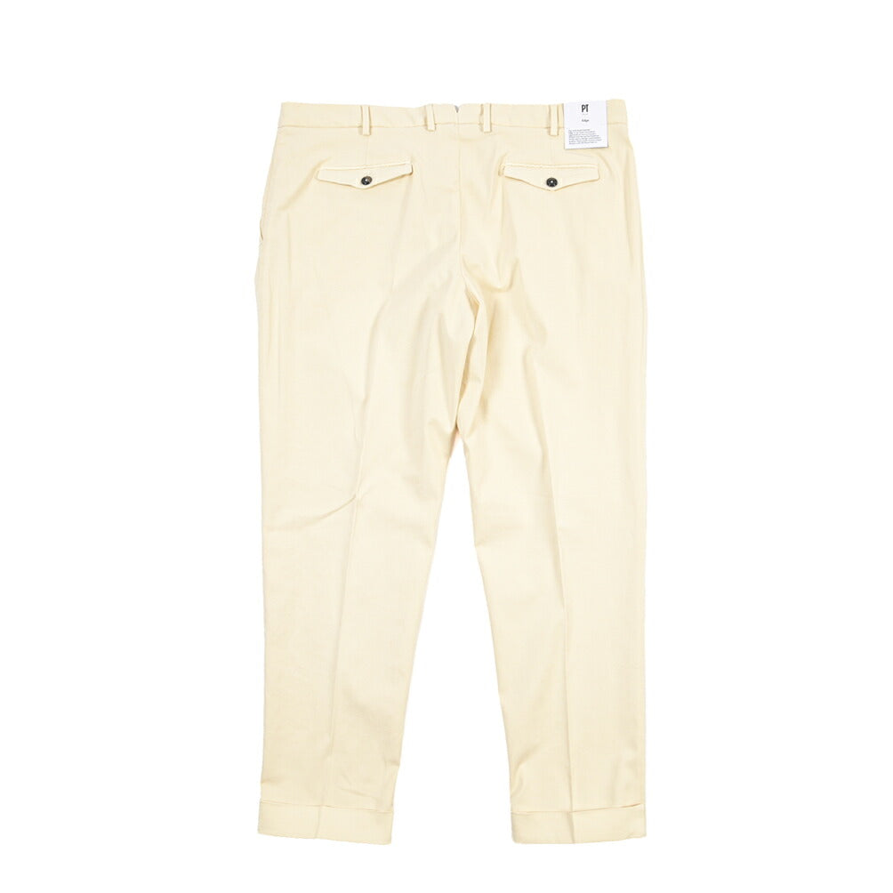 PT TORINO Edge “REBEL FIT” ストレッチコットン ワンタックチノパンツ