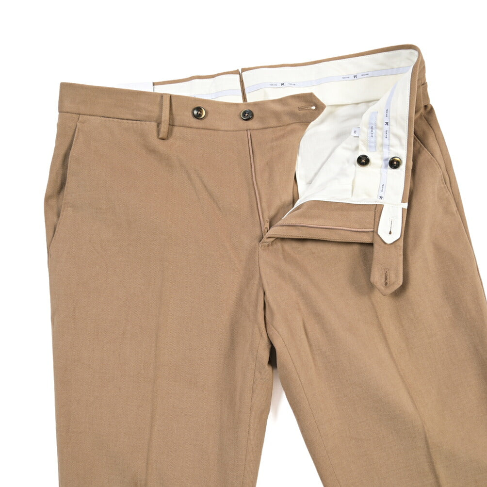 PT TORINO “SLIM FIT” ストレッチコットン ノータックパンツ