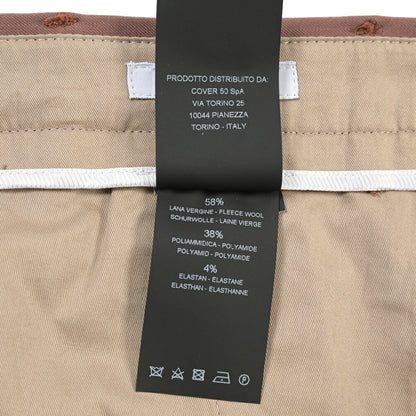 PT TORINO Edge “DICIANNOVE” ナイロン混ウール ツータックスラックス