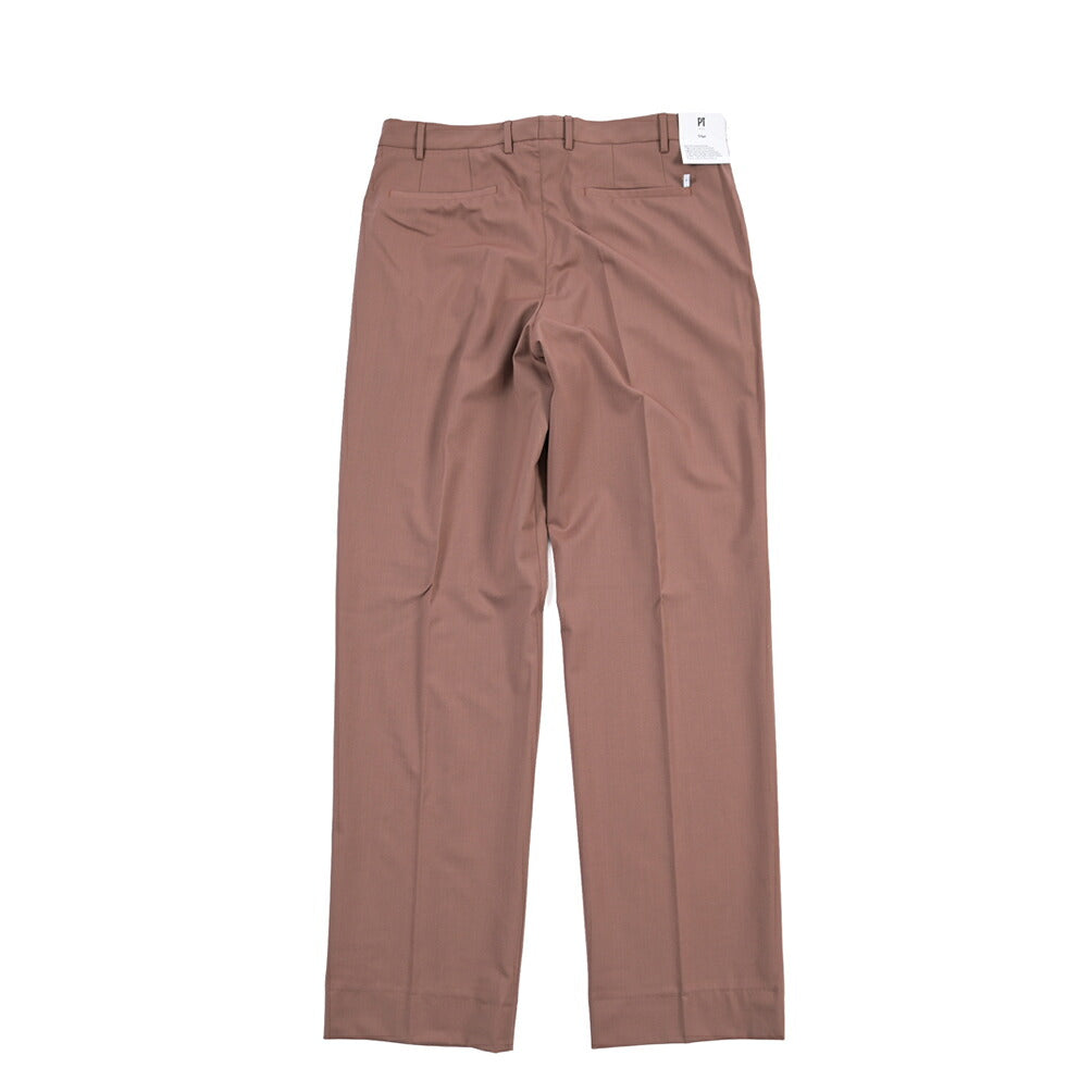 PT TORINO Edge “DICIANNOVE” ナイロン混ウール ツータックスラックス