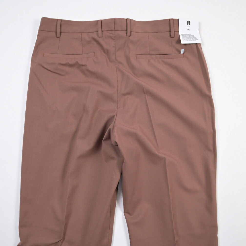 PT TORINO Edge “DICIANNOVE” ナイロン混ウール ツータックスラックス