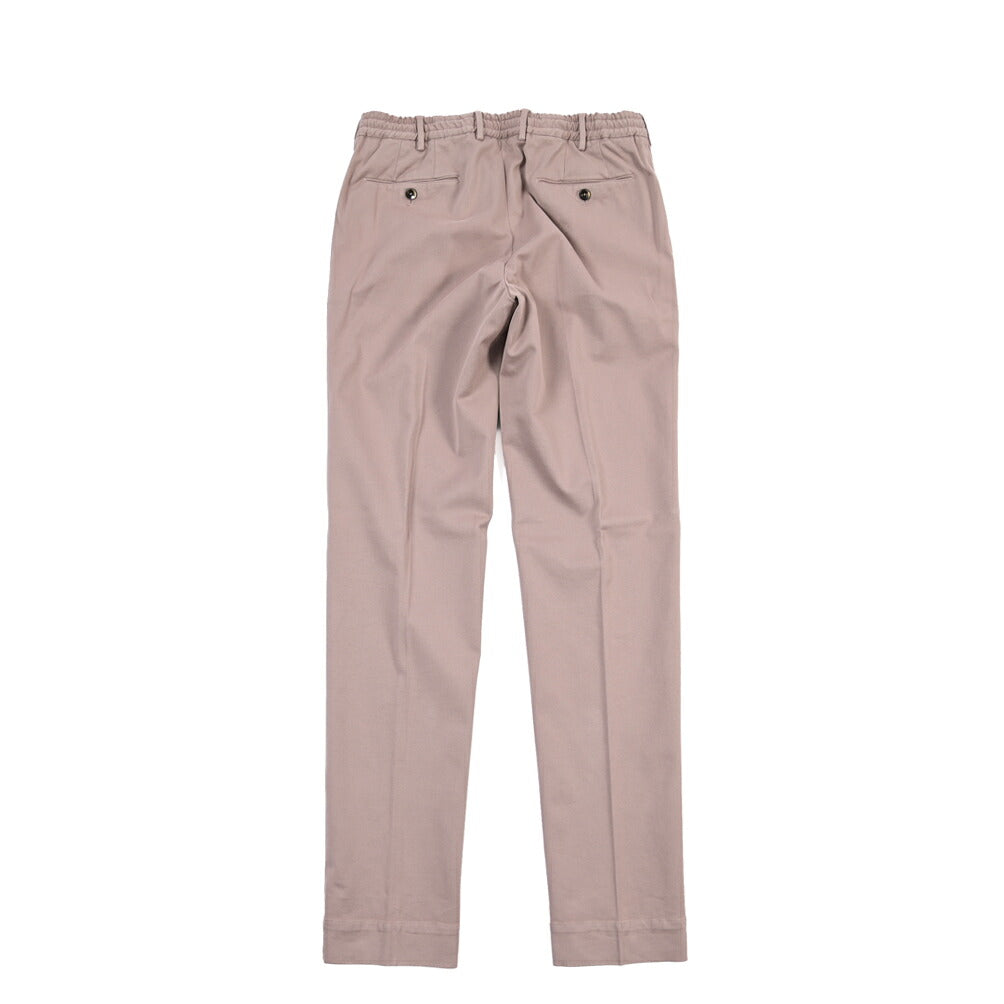 PT TORINO “SLIM FIT” リヨセル混コットン ドローコード付きイージーパンツ