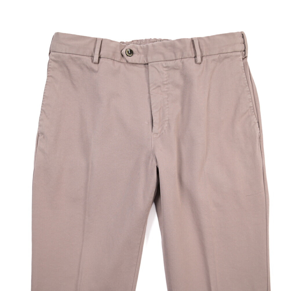 PT TORINO “SLIM FIT” リヨセル混コットン ドローコード付きイージーパンツ