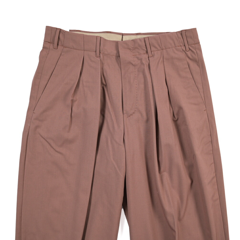 PT TORINO Edge “DODICI” ストレッチウール ツータックスラックス