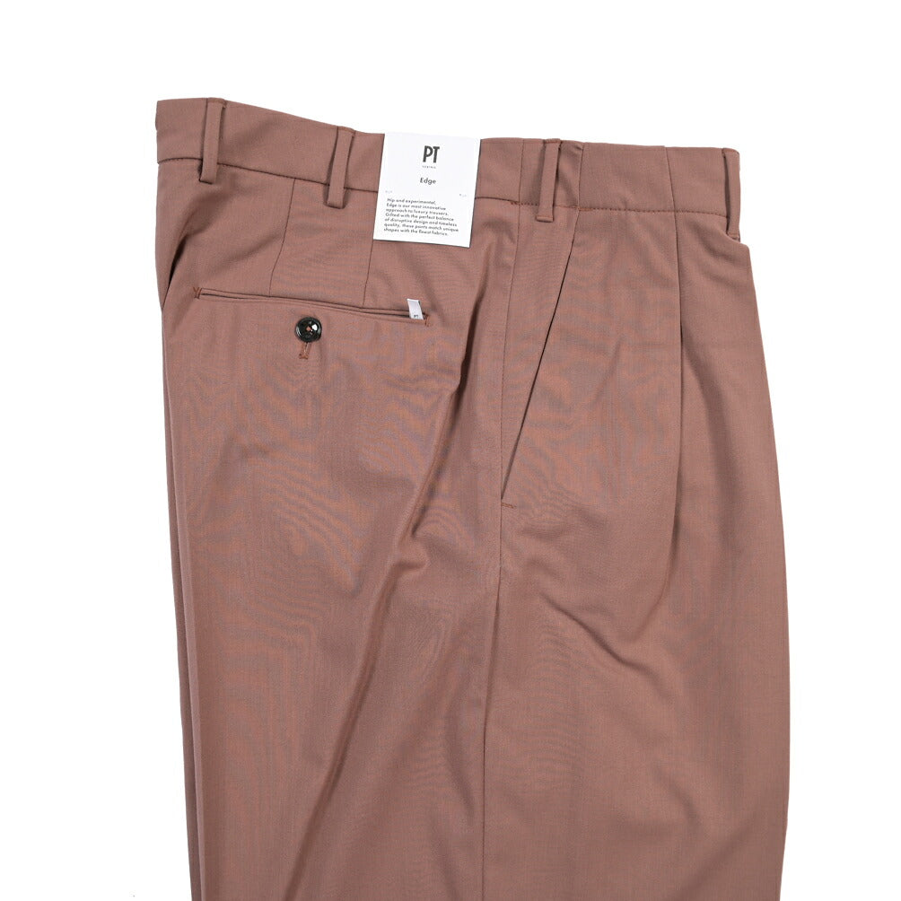 PT TORINO Edge “DODICI” ストレッチウール ツータックスラックス