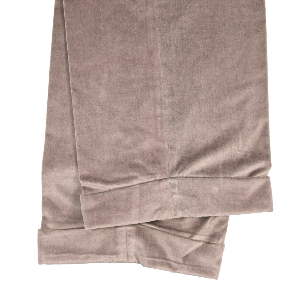 PT TORINO Edge “QUINDICI” コットン100% ベルベットワイドスラックス