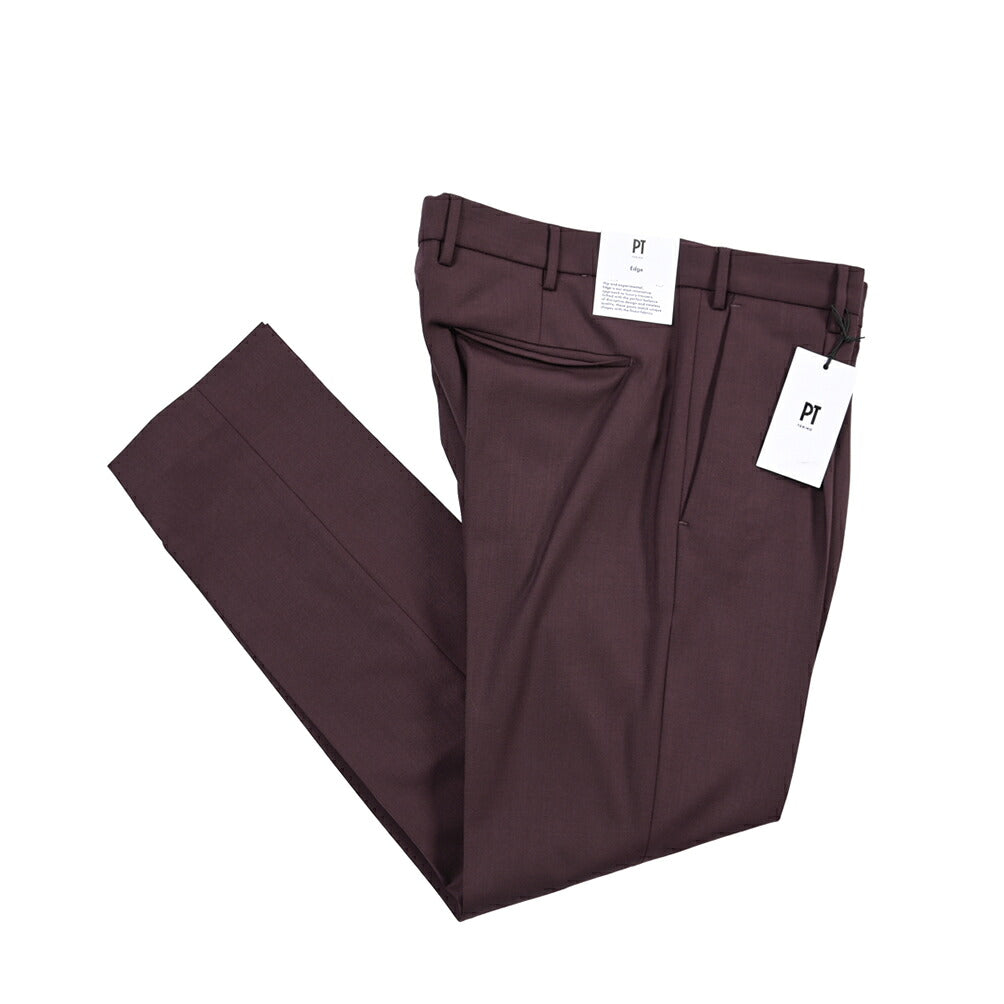 PT TORINO Edge “DIECI” ストレッチウール ワンタックスラックス