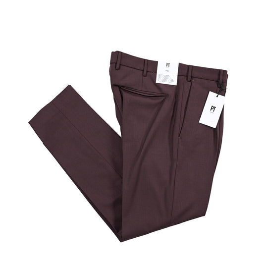 PT TORINO Edge “DIECI” ストレッチウール ワンタックスラックス