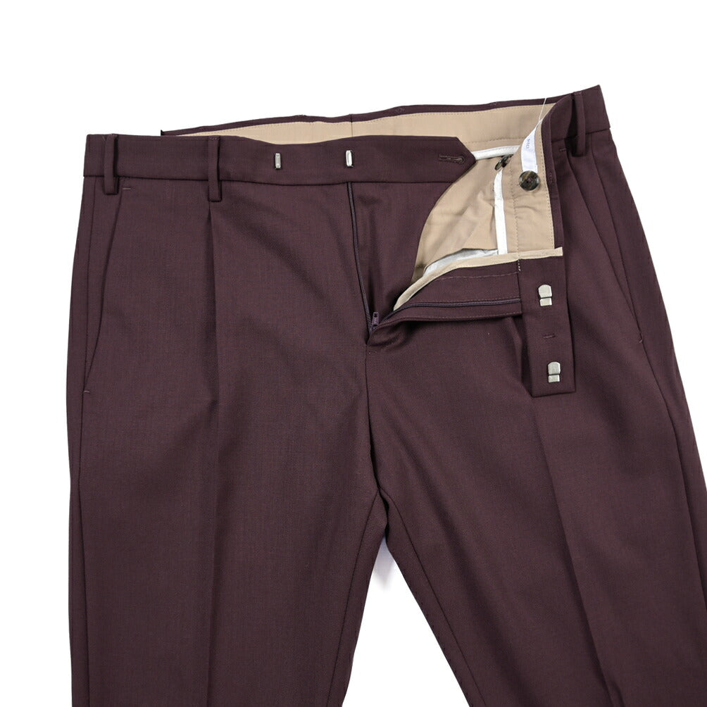 PT TORINO Edge “DIECI” ストレッチウール ワンタックスラックス