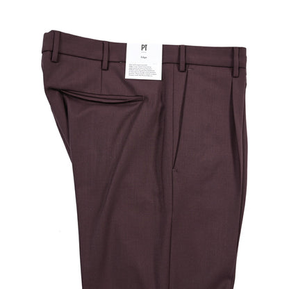 PT TORINO Edge “DIECI” ストレッチウール ワンタックスラックス