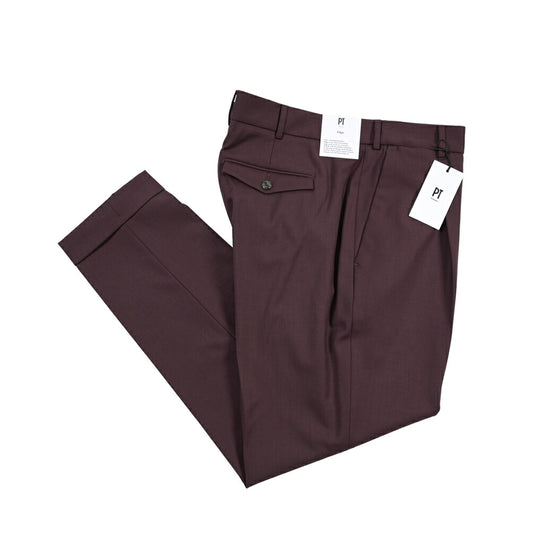 PT TORINO Edge “REBEL FIT” ストレッチウール ワンタックスラックス