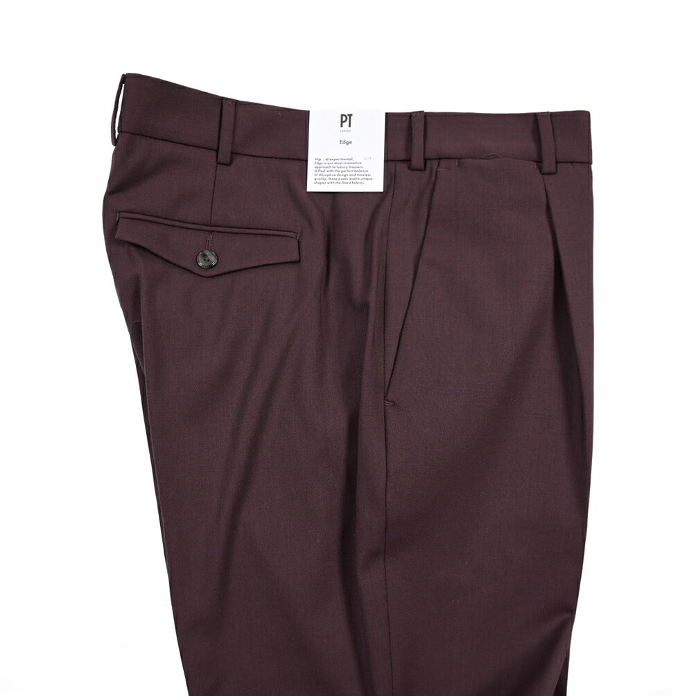 PT TORINO Edge “REBEL FIT” ストレッチウール ワンタックスラックス