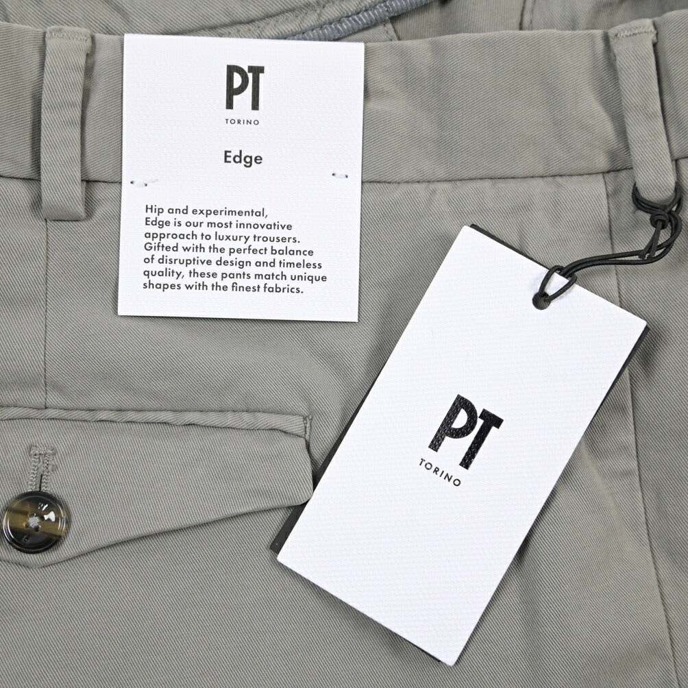 PT TORINO Edge “REBEL FIT” ストレッチコットン ワンタックパンツ