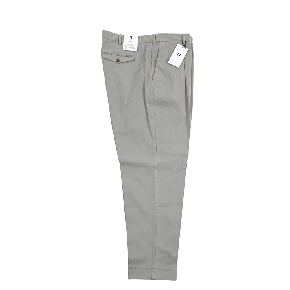 PT TORINO Edge “REBEL FIT” ストレッチコットン ワンタックパンツ