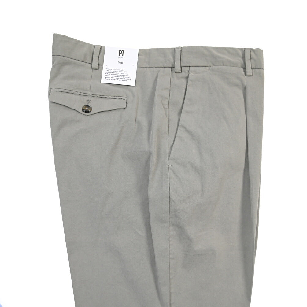 PT TORINO Edge “REBEL FIT” ストレッチコットン ワンタックパンツ