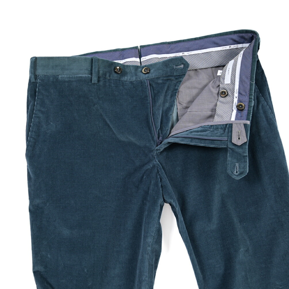 PT TORINO “SLIM FIT” ストレッチコットン 細畝コーデュロイパンツ