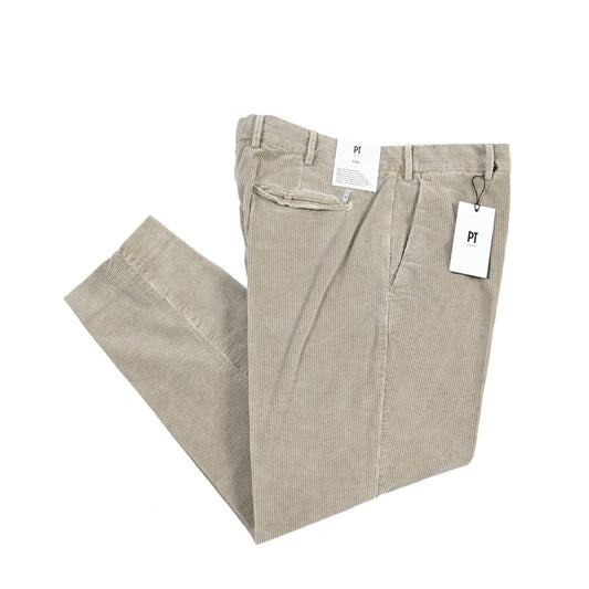 PT TORINO “REBEL FIT” リヨセル混コットン 中畝コーデュロイパンツ