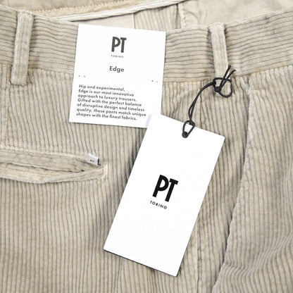 PT TORINO “REBEL FIT” リヨセル混コットン 中畝コーデュロイパンツ