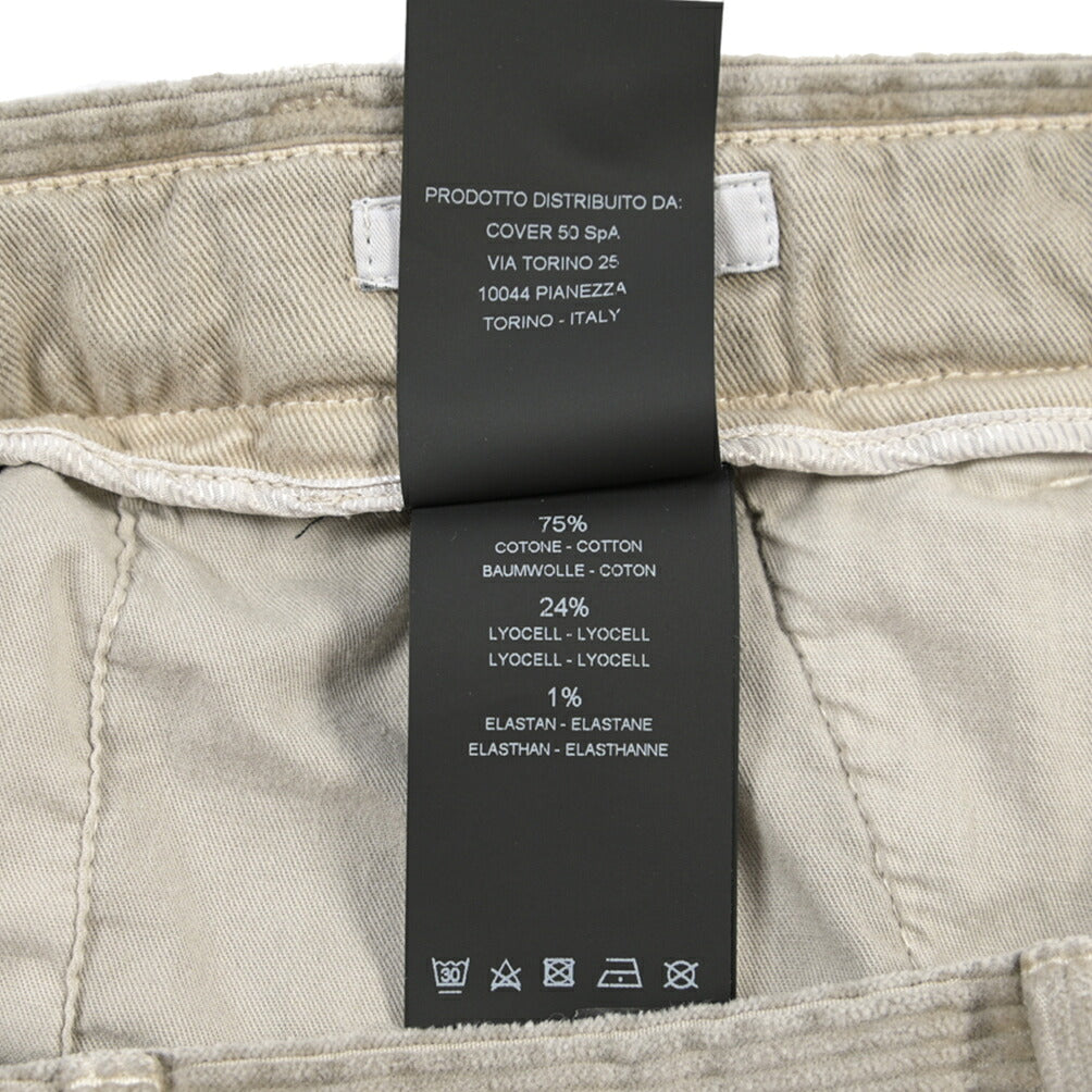PT TORINO “REBEL FIT” リヨセル混コットン 中畝コーデュロイパンツ