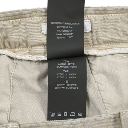 PT TORINO “REBEL FIT” リヨセル混コットン 中畝コーデュロイパンツ