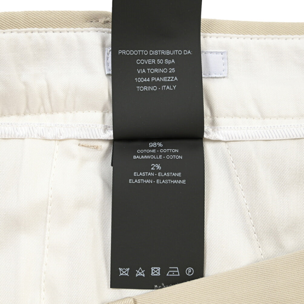 PT TORINO Edge “REBEL FIT” ストレッチコットン ノータックチノパンツ
