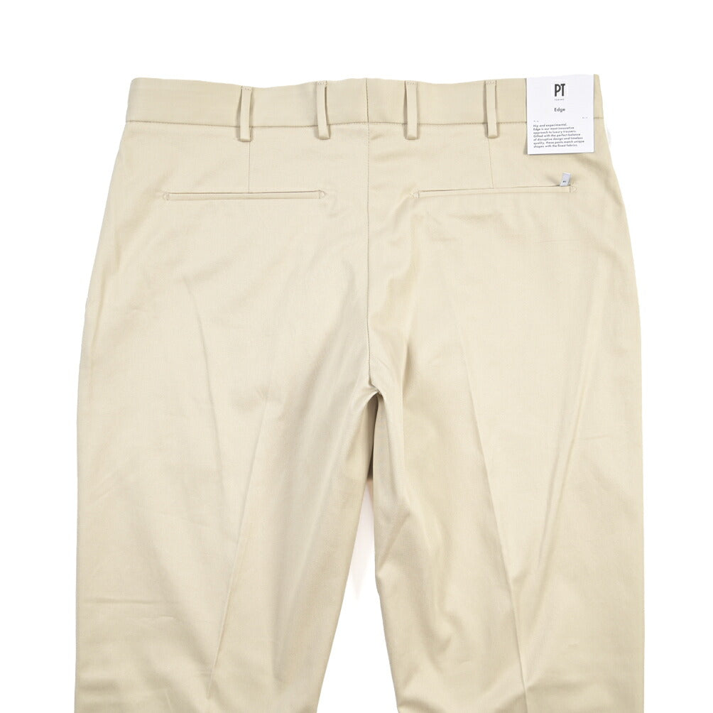 PT TORINO Edge “REBEL FIT” ストレッチコットン ノータックチノパンツ