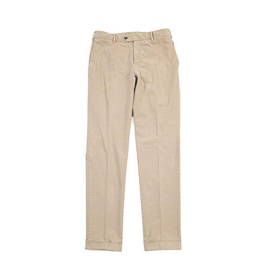 PT TORINO “STYLE SLIM FIT” ストレッチコットン ドローコード付ノータックパンツ