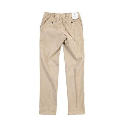 PT TORINO “STYLE SLIM FIT” ストレッチコットン ドローコード付ノータックパンツ