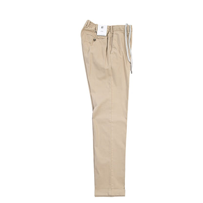 PT TORINO “STYLE SLIM FIT” ストレッチコットン ドローコード付ノータックパンツ