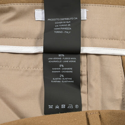 PT TORINO Edge “REBEL FIT” カシミヤ混ウール ワンタックスラックス