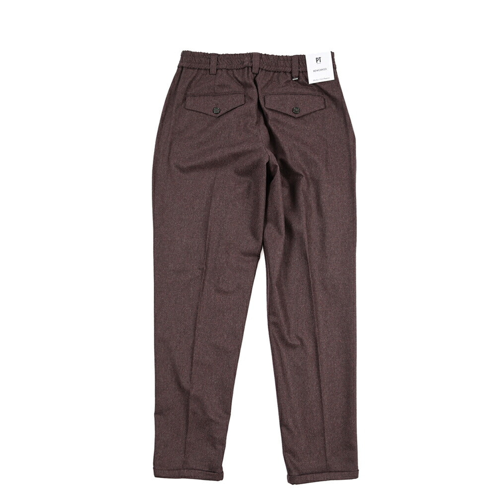 PT TORINO ReWorked “THE REBEL” カシミヤ混ウール ノータックスラックス