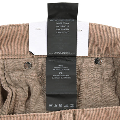 PT TORINO DENIM “REGGAE” ストレッチコットン 細畝コーデュロイテーパード パンツ
