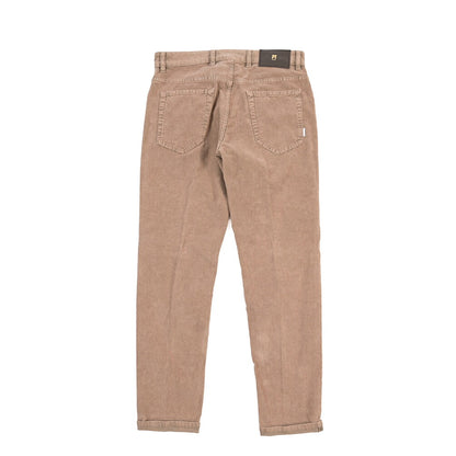 PT TORINO DENIM “REGGAE” ストレッチコットン 細畝コーデュロイテーパード パンツ