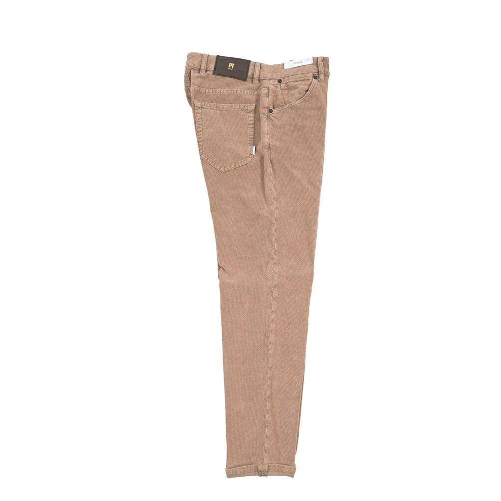 PT TORINO DENIM “REGGAE” ストレッチコットン 細畝コーデュロイテーパード パンツ