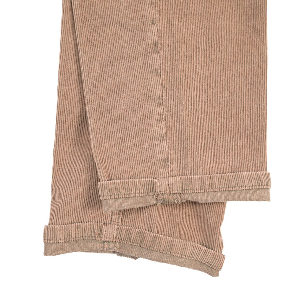 PT TORINO DENIM “REGGAE” ストレッチコットン 細畝コーデュロイテーパード パンツ
