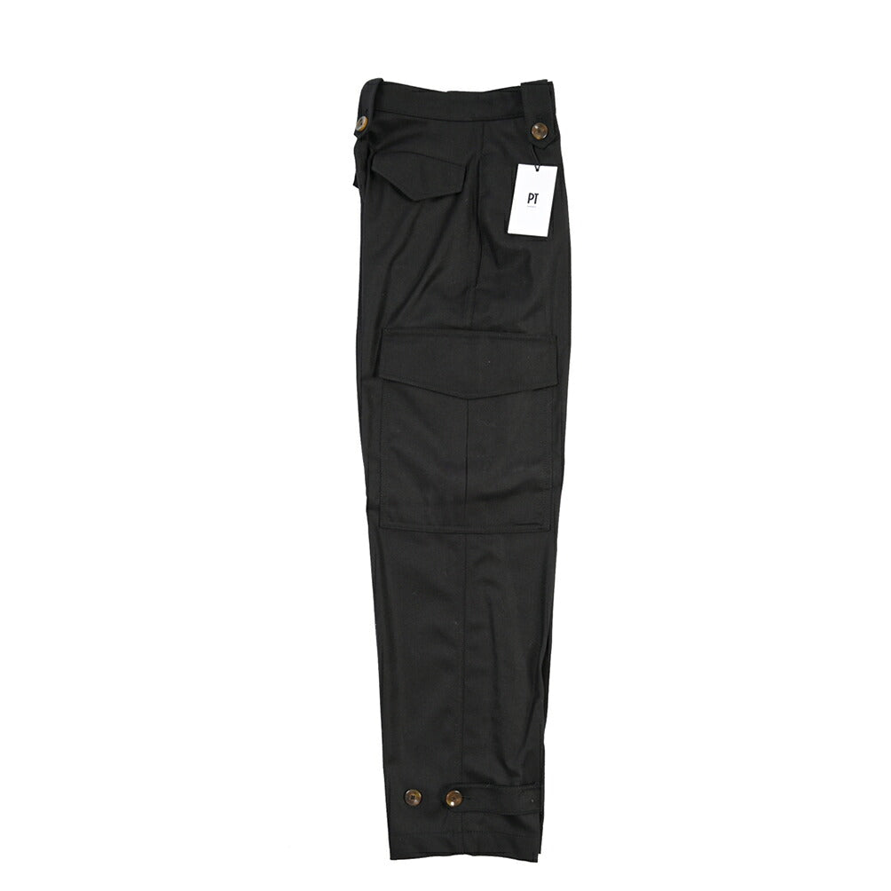 PT TORINO “ZOE” ストレッチウール ノータックカーゴパンツ