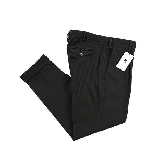PT TORINO “REBEL FIT” ストレッチコットン ワンタックパンツ