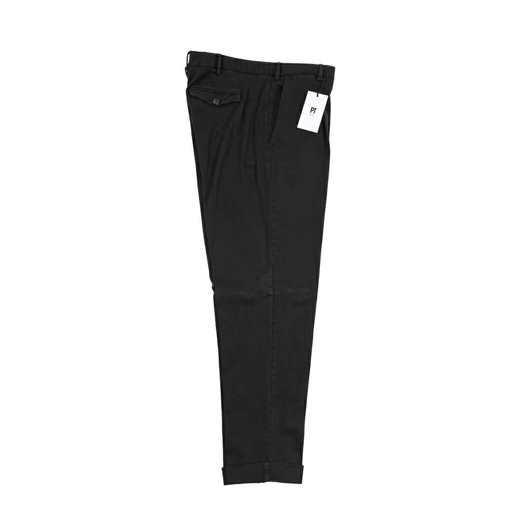 PT TORINO “REBEL FIT” ストレッチコットン ワンタックパンツ