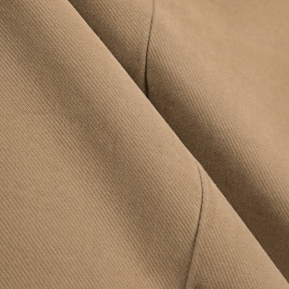 PT TORINO “SLIM FIT” モダール混コットン ノータックパンツ