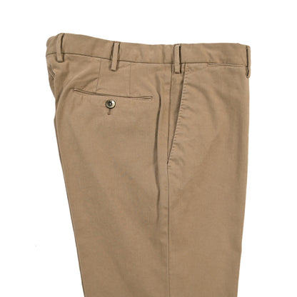 PT TORINO “SLIM FIT” モダール混コットン ノータックパンツ