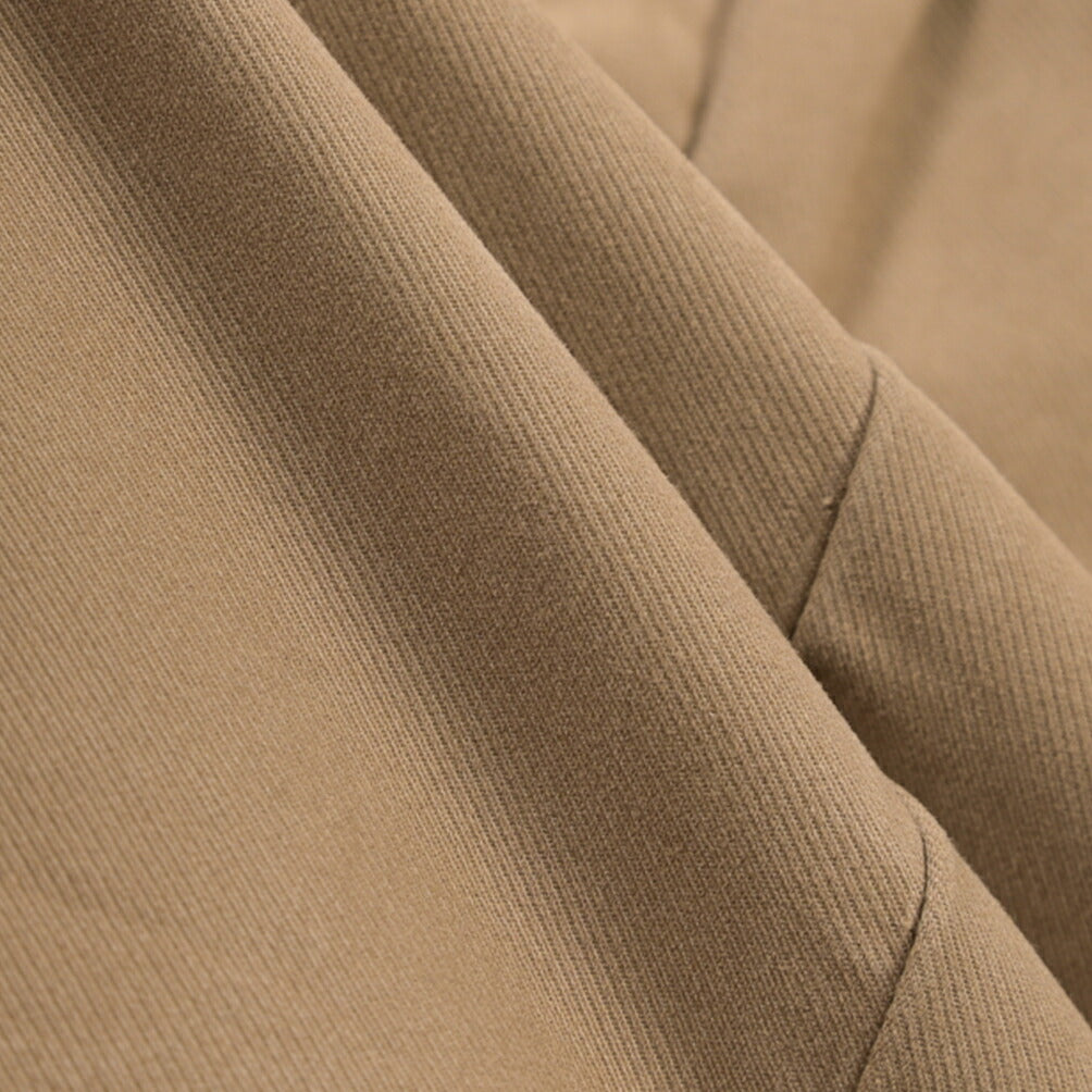 PT TORINO “SLIM FIT” モダール混コットン ノータックパンツ