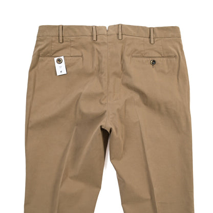 PT TORINO “SLIM FIT” モダール混コットン ノータックパンツ