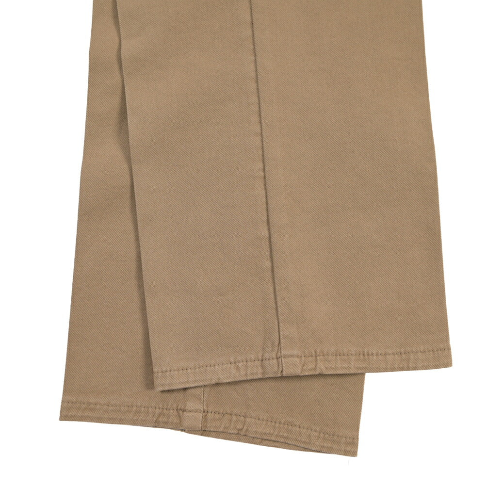 PT TORINO “SLIM FIT” モダール混コットン ノータックパンツ