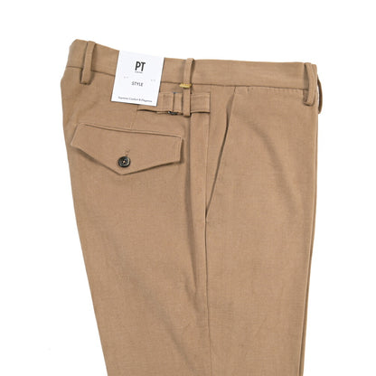 PT TORINO “SLIM FIT” ストレッチコットン ノータックパンツ